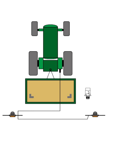 KIT PANNELLI RIFLETTENTI C/FANALE A LED - TIPO 2