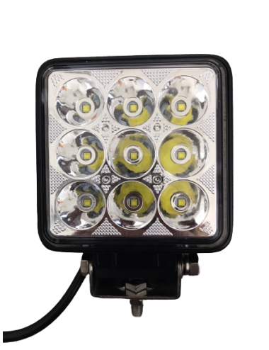 FARO LAVORO 9 LED FRONTALI + 24 LED LATERALI