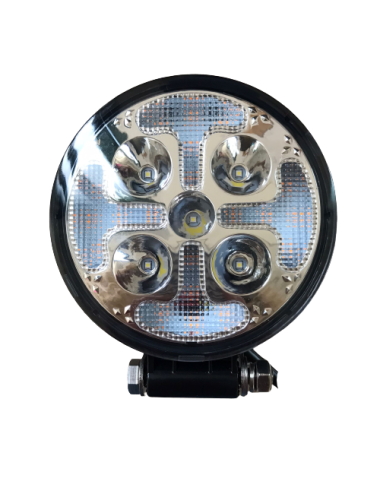 FARO LAVORO 5 LED BIANCHI+ 20 LED AMBRATI STROBO