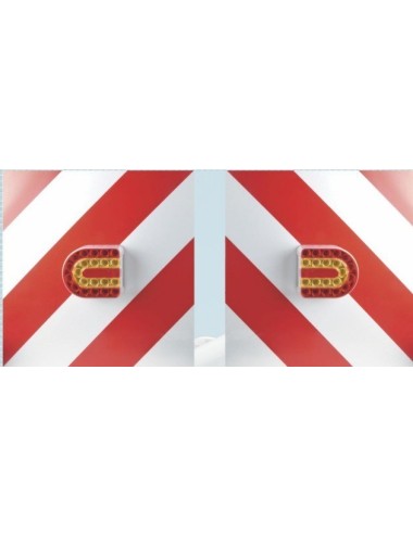 KIT PANNELLI RIFLETTENTI C/FANALE A LED - TIPO 2