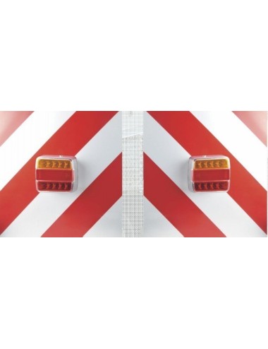 KIT PANNELLI RIFLETTENTI C/FANALE A LED - CARAVAN