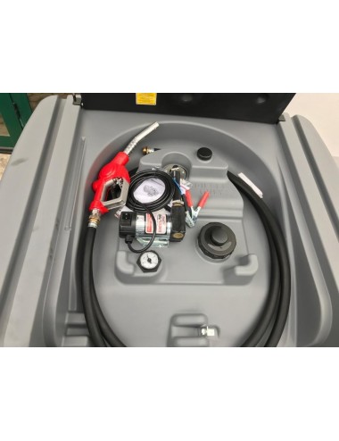 SERBATOIO GASOLIO 400 LT CON PISTOLA AUTOMATICA