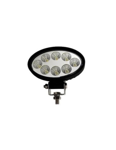 FARO LAVORO OVALE A 8 LED MOVIT