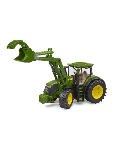 TRATTORE JOHN DEERE 7R 350 CON BENNA BRUDER - 03151