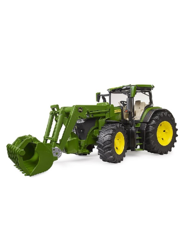 TRATTORE JOHN DEERE 7R 350 CON BENNA BRUDER - 03151