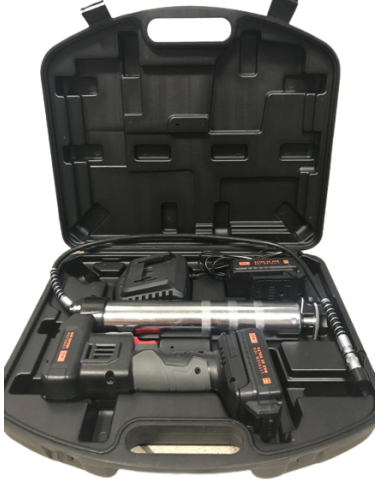 POMPA GRASSO ELETTRICA CON 2 BATTERIE 20V