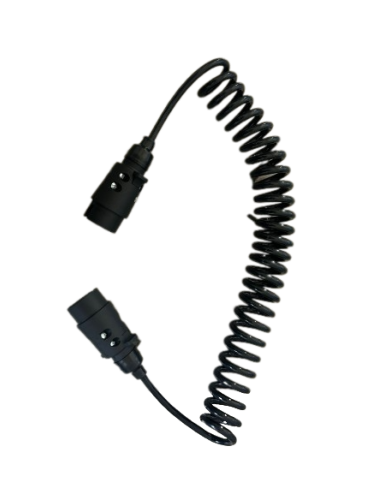 CAVO SPIRALATO 7X1 C/SPINE L.3000 - SPINA IN PLASTICA