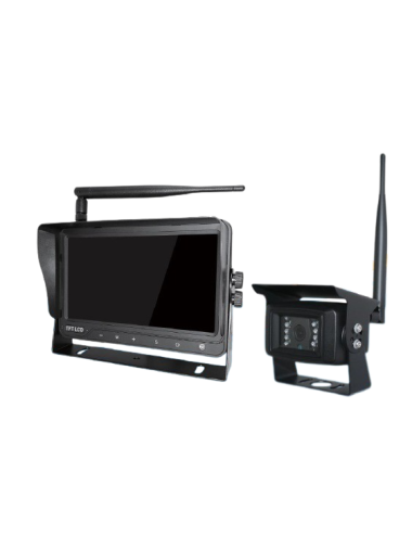 KIT MONITOR 7+ TELECAMERA POSTERIORE -SD-SPLIT-WIRELESS