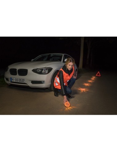KIT LUCI SEGNALAZIONE A 6 LED - RICARICABILE