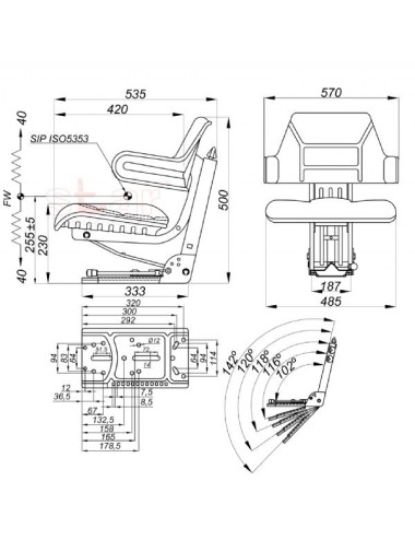 SEDILE 300 RM VARIO