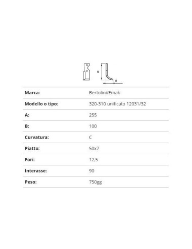 ZAPPETTA BERTOLINI 320-310UNIF