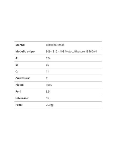 ZAPPETTA BERTOLINI 309/312 MOTOCOLTIVATORE