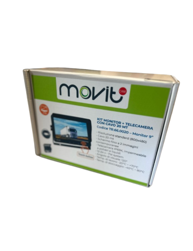MONITOR 9"+ TELECAMERA POST. - SD - SPLIT (2 INPUT)