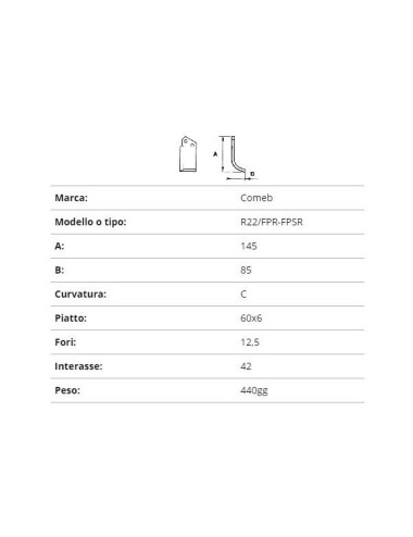 ZAPPETTA COMEB R22/FPR-FPSR