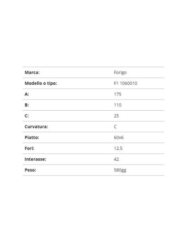 ZAPPETTA FORIGO F1 1060010